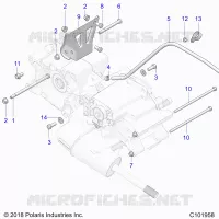 DRIVE TRAIN, MAIN SUPPORT PONT