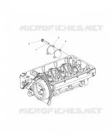 ENGINE, CARBURANT PUMP FITTING COVER
