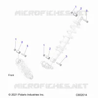 SUSPENSION, SUPPORT AMORTISSEUR , REAR SUSP.