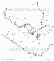 REFROIDISSEMENT ROUTING MANIFOLD