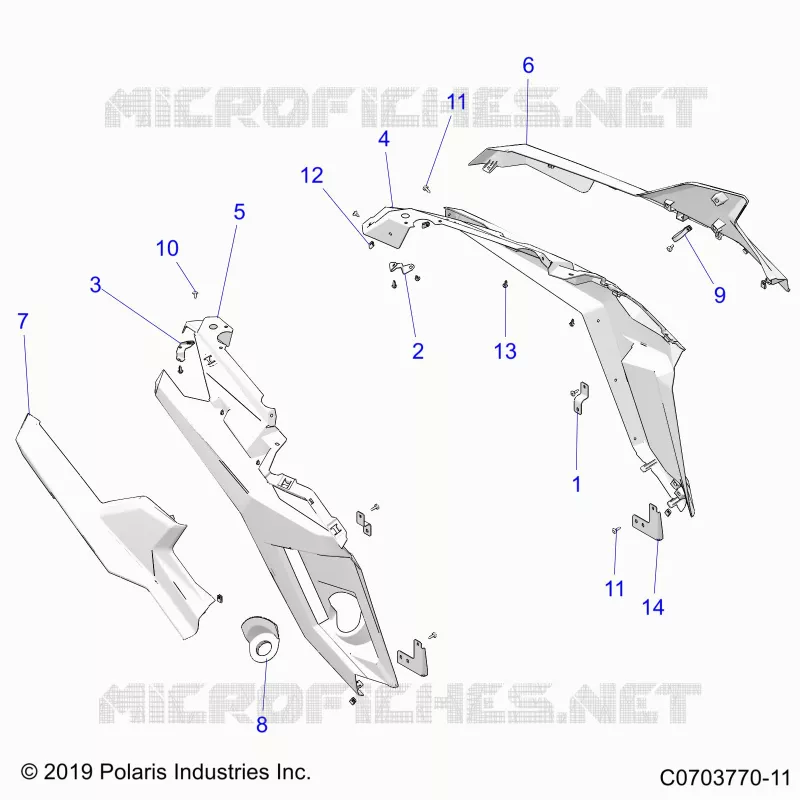 CARROSSERIE ARRIERE FENDERS