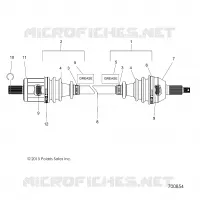 SYSTÈME DE TRANSMISSION, FRONT HALF SHAFT