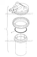 VIDANGE ASSEMBLY SL 750 B944070 (4927012701032A)