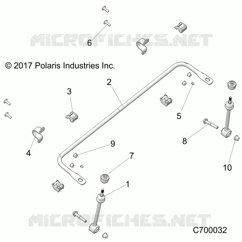 SUSPENSION, FRONT BARRE STABILISATRICE
