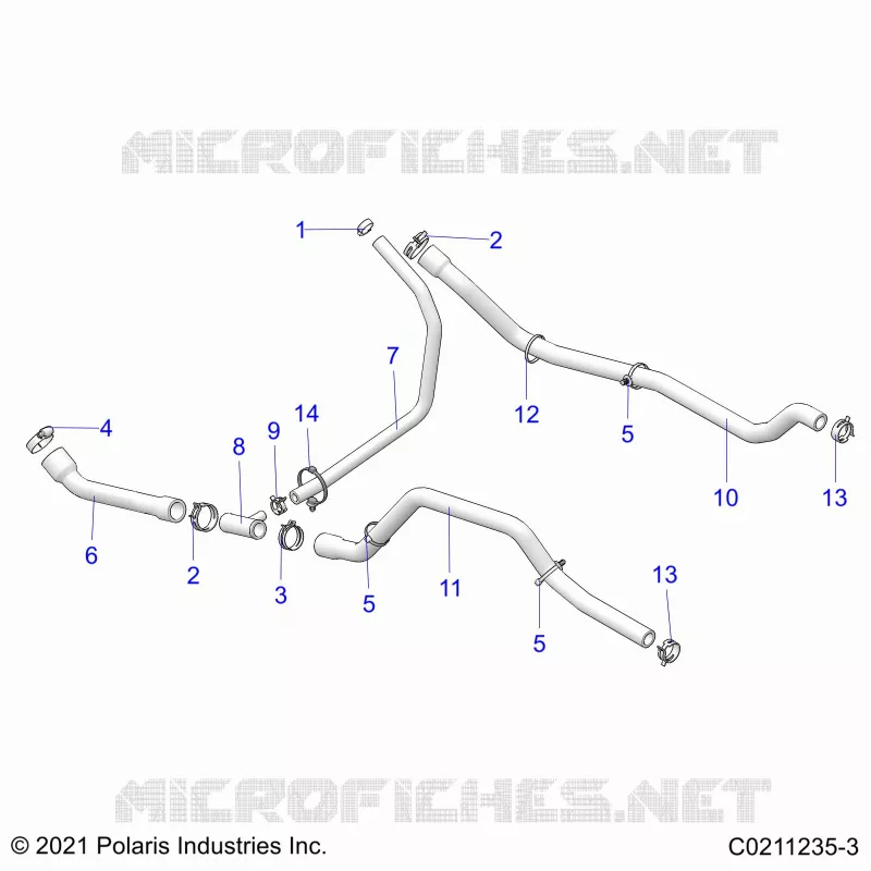 ENGINE, SYSTÃˆME DE REFROIDISSEMENT, HOSES