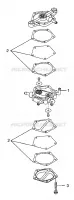 POMPE A CARBURANT 700 XCR 0985678(A) and EUROPEAN 700 XCR E985678 (4943114311D005)