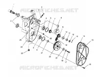 CARTER DE CHAINEE ASSEMBLY 440 0952760, 440 SKS 0952560,  AND EUROPEAN 440 SKS E952 (4929032903B009)