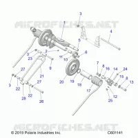 SUSPENSION, BRAS DE SUSPENSION ARRIERE