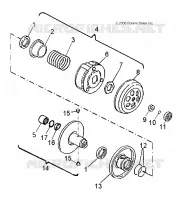 SYSTÈME DE TRANSMISSION, SECONDARY CLUTCH