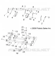 CHASSIS, BRAS OSCILLANT