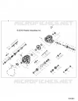 SYSTÈME DE TRANSMISSION, MAIN GEARCASE INTERNALS 1333610