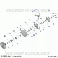 SYSTÃˆME DE TRANSMISSION, PRIMARY CLUTCH