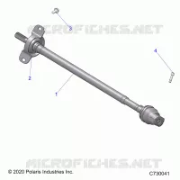 SYSTÃˆME DE TRANSMISSION, FRONT PROP SHAFT