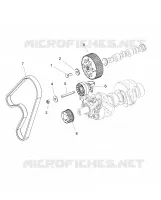 MOTEUR, TIMING PULLEY, TIMING BELT, JOCKEY PULLEY
