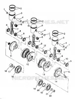 VILEBREQUIN ET PISTON SL 650 B944058 (4926992699023A)