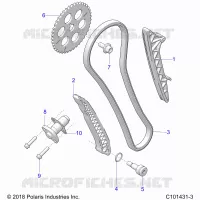 CHAINE DE DISTRIBUTION AND TENSIONER