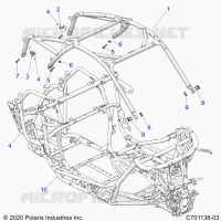 CHASSIS, CAB CADRE