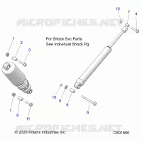 SUSPENSION ARRIERE SHOCKS MNTG.