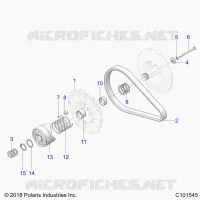 SYSTÃˆME DE TRANSMISSION, SECONDARY CLUTCH