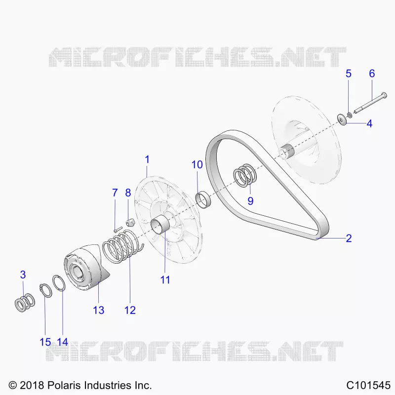 SYSTÃˆME DE TRANSMISSION, SECONDARY CLUTCH