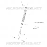 SUSPENSION, AMORTISSEUR AVANT MOUNTING
