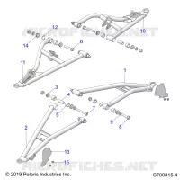 SUSPENSION AVANT CONTROL ARMS