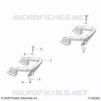 CARROSSERIE ARRIERE RACK, HANDGRIPS