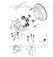 STATOR ASSEMBLY 4x4 300 W948130 (4926762676C014)