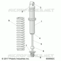 SUSPENSION, SHOCK, IFS (SP)