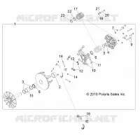 SYSTÈME DE TRANSMISSION, PRIMARY CLUTCH
