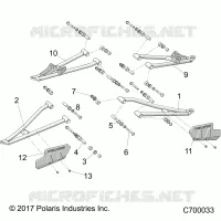 SUSPENSION AVANT CONTROL ARMS