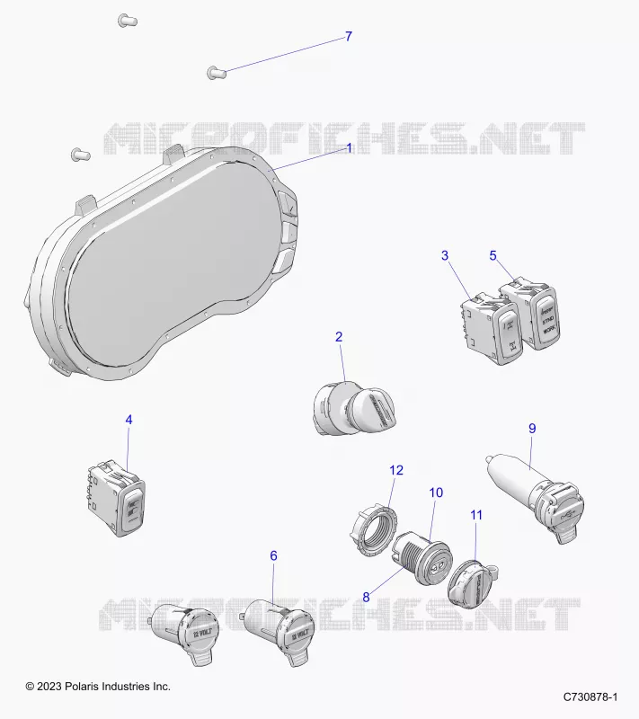 ELECTRICITE, DASH INSTRUMENTS