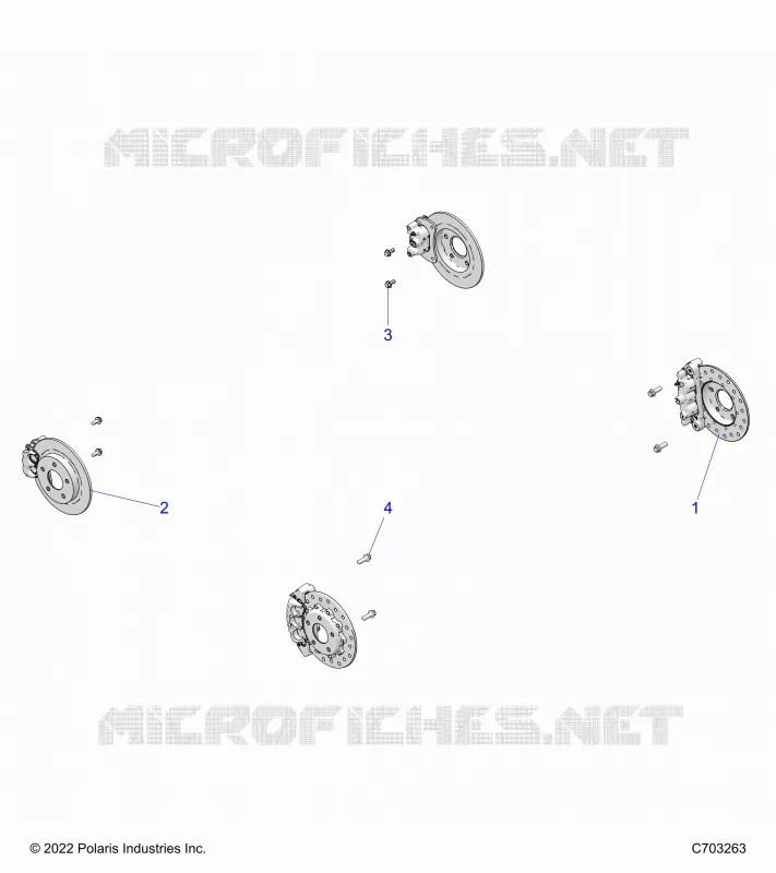 ETRIER DE FREIN MOUNTING AND ROTORS