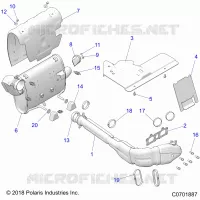 ENGINE, ECHAPPEMENT