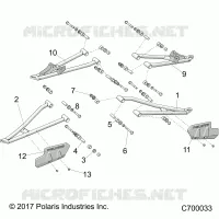 SUSPENSION AVANT CONTROL ARMS
