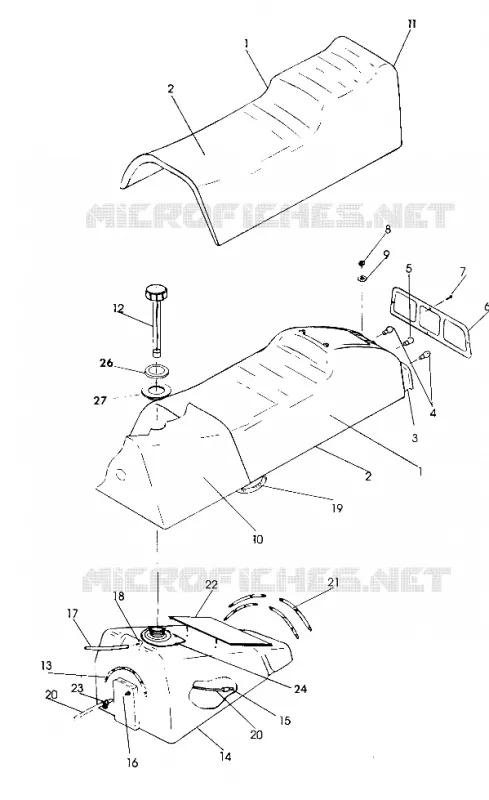 SIEGE/RESERVOIR ASSEMBLY Trail (4921272127005A)