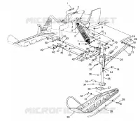 SUSPENSION AVANT AND SKI SUPER SPORT 0960743 (4932183218B001)