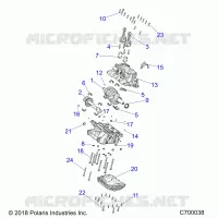 CARTERS MOTEUR AND CRANKSHAFT