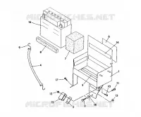 SUPPORT BATTERIE 500 SP/500 SKS (4921262126016A)