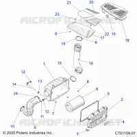 ENGINE, PRISE D'AIR SYSTEM