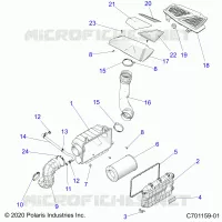 ENGINE, PRISE D'AIR SYSTEM