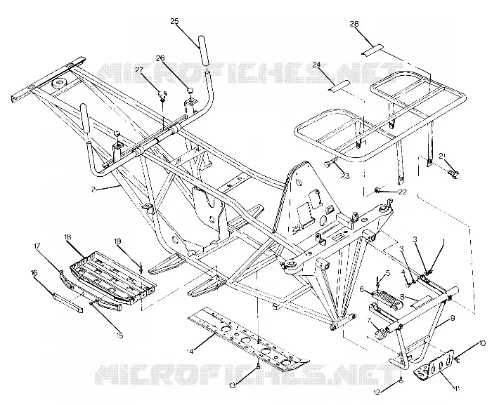 CHASSIS WITH RACKS (4915951595003A)