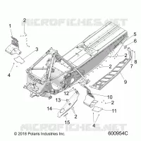 CHASSIS, PROTECTION D'EMBRAYAGE/FOOTRESTS/RUNNING BOARDS