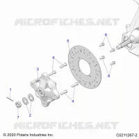 SUSPENSION AVANT HUB AND BRAKE DISC