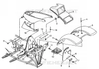 CABINE MAGNUM 4X4 W968144 AND SWEDISH MAGNUM 4X4 S968144 (4936053605A005)