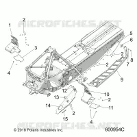 CHASSIS, PROTECTION D'EMBRAYAGE/FOOTRESTS/RUNNING BOARDS