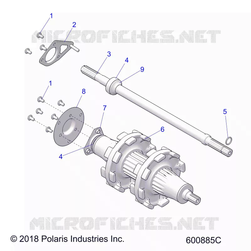 DRIVE TRAIN, JACKSHAFT AND ARBRE DE TRANSMISSION