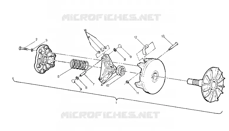 EMBRAYAGE DE TRANSMISSION ASSEMBLY (4915951595028A)