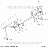 SUSPENSION, FRONT BARRE STABILISATRICE