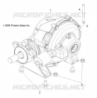 SYSTÈME DE TRANSMISSION, REAR SUPPORT PONT